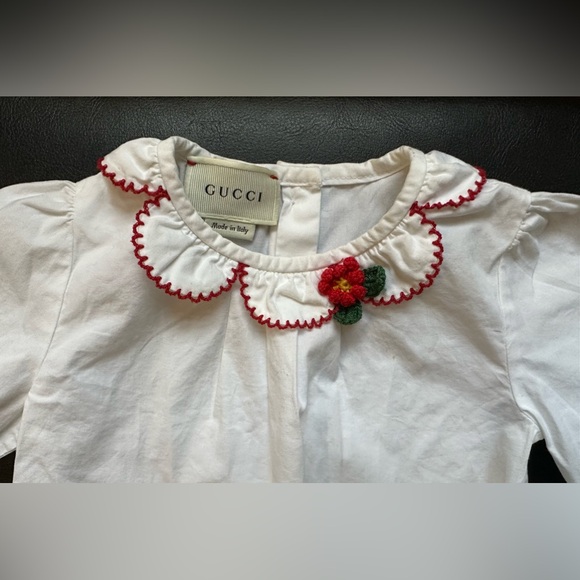 Gucci Toddler blouse size 12-18 months EUC - Picture 3 of 7